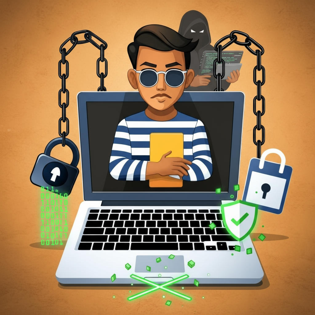 Cyber Law Illustration